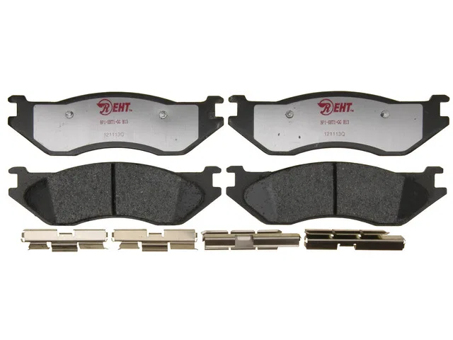 EHT966H – R/M BRAKES Brake Pad, OE Replacement Hybrid Technology Includes Mounting Hardware